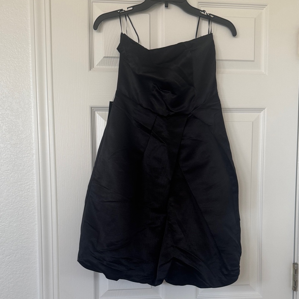 Express Strapless Black Dress